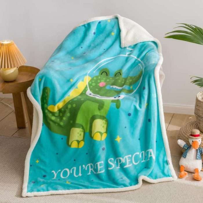 baby cartoon print blanket