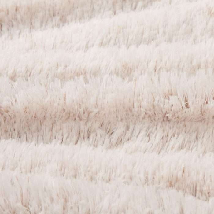 PV plush faux fur throw