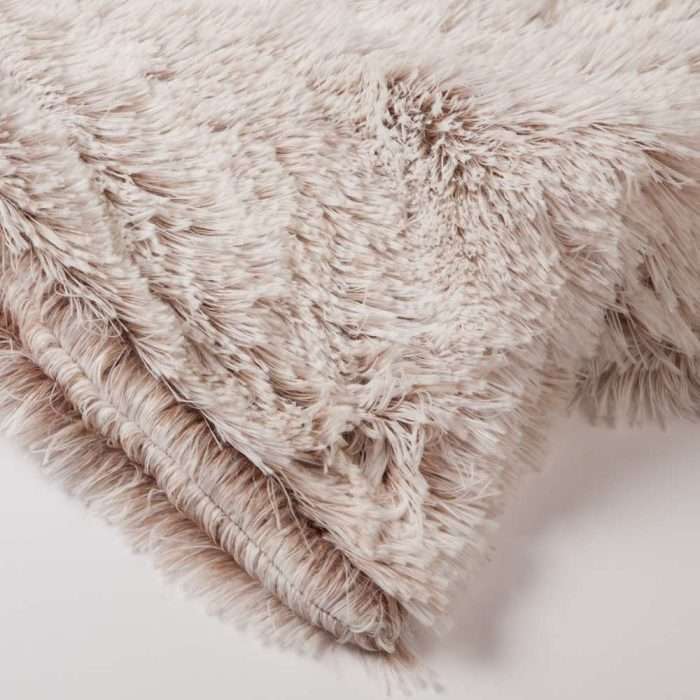 PV plush faux fur throw