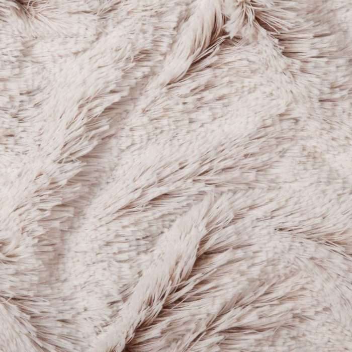 PV plush faux fur throw