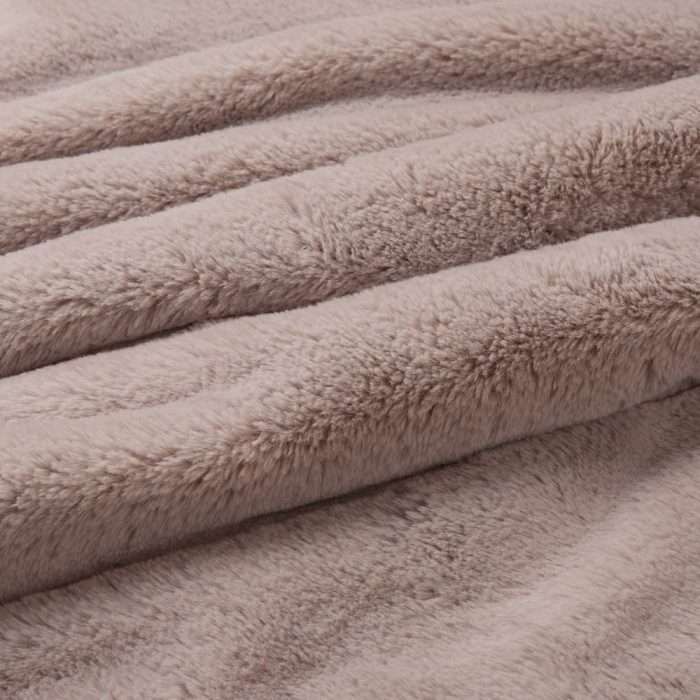 Cozy rabbit plush sherpa blanket