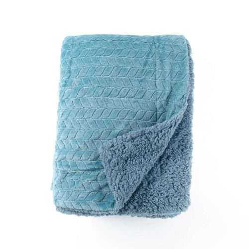 microplush flannel sherpa blanket