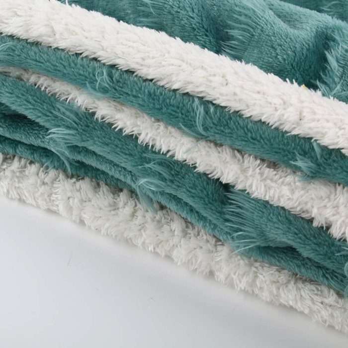 jacquard flannel plush blanket