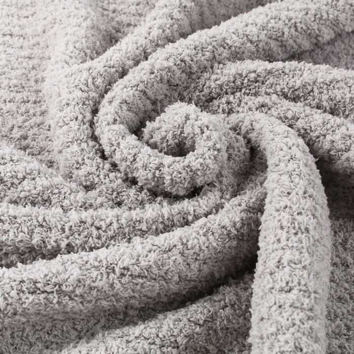 cozy soft chenille fleece blanket