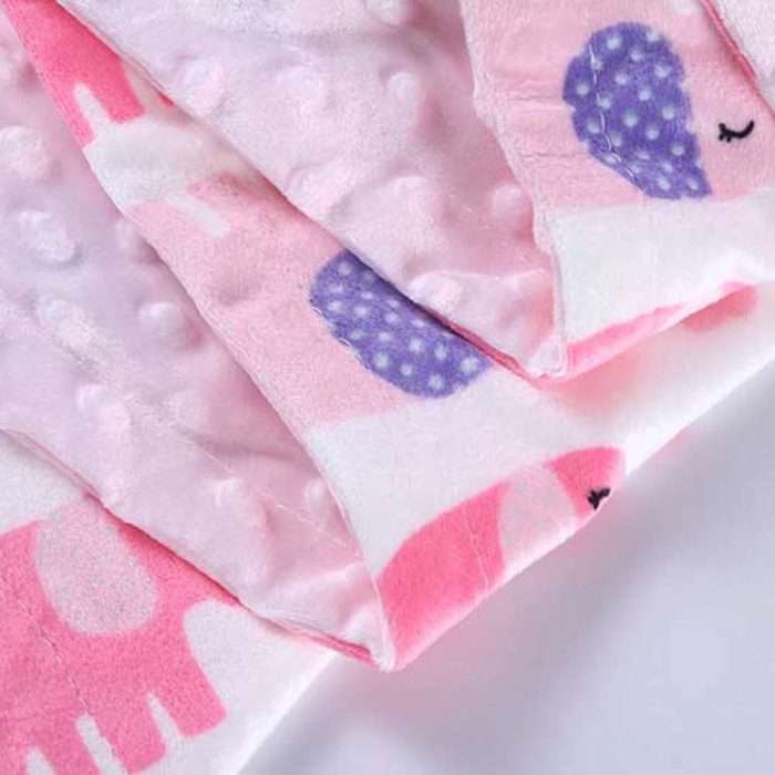 baby printed dot blanket