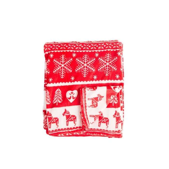 Christmas printed throw blanket