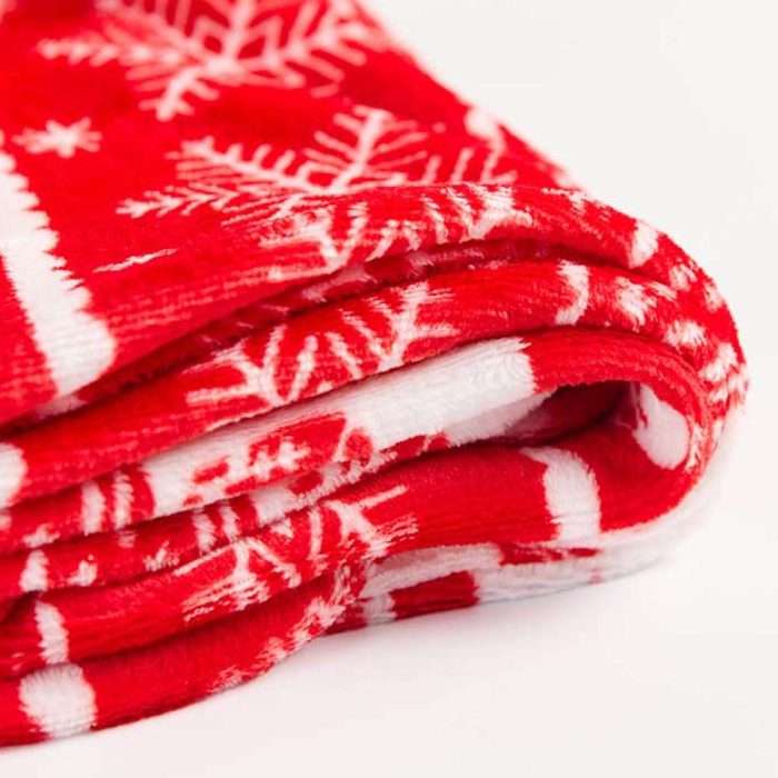 Christmas printed throw blanket