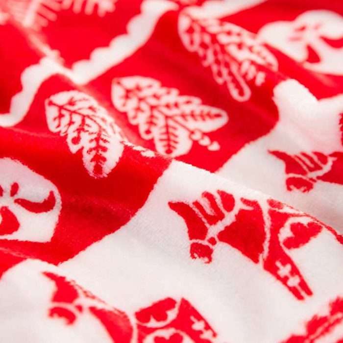 Christmas printed throw blanket