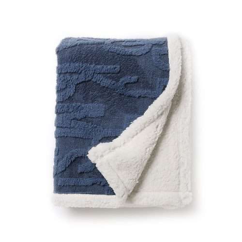 Jacquard Sherpa Plush Blanket