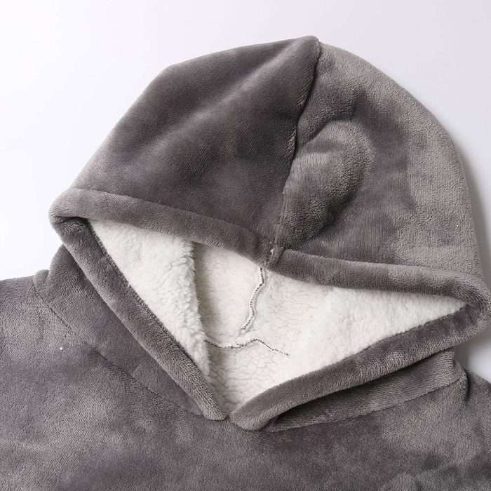 Plush Hoodie Blanket