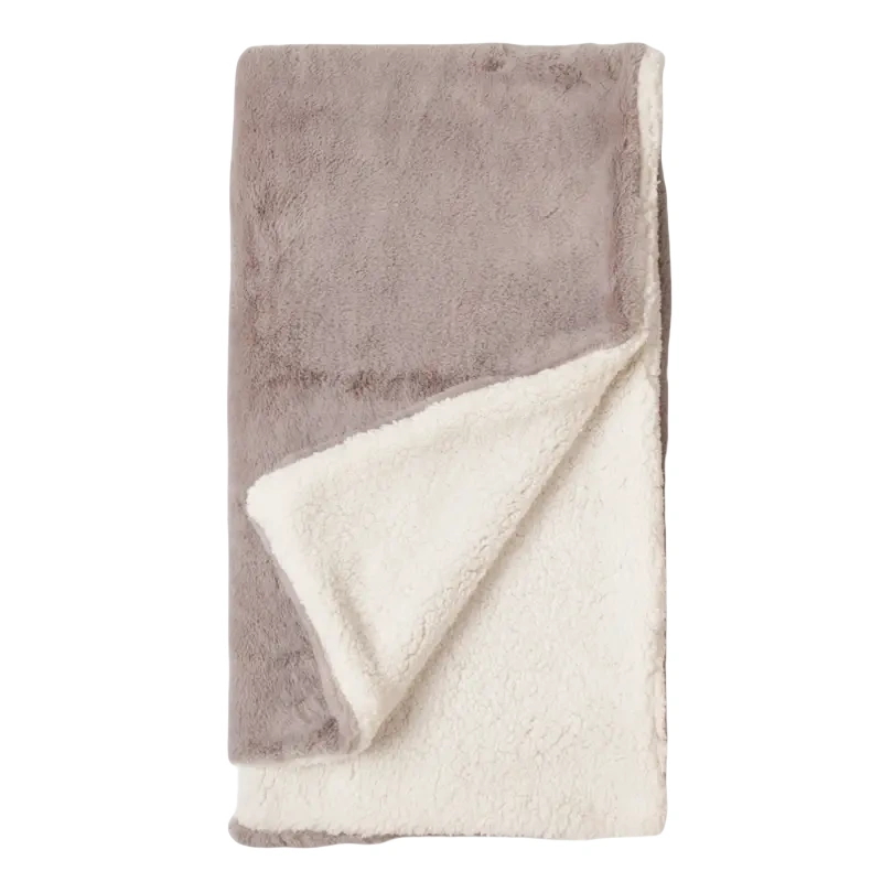 Double Rabbit Plush Sherpa Blanket