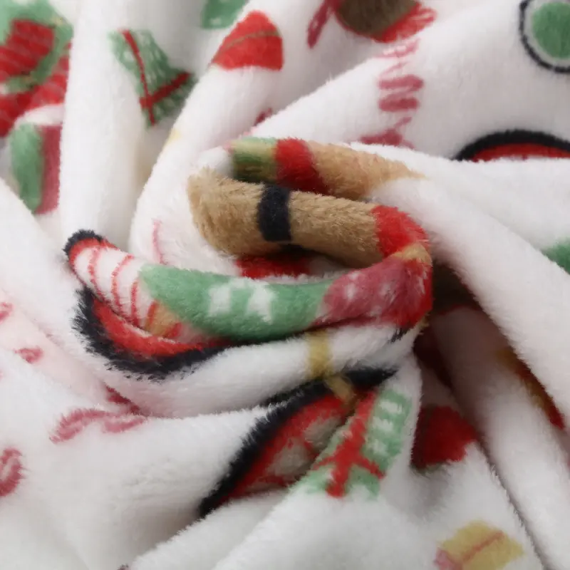 Christmas Gift Print Flannel Blanket