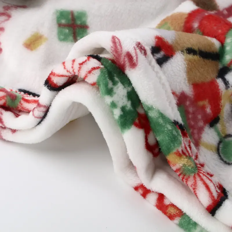 Christmas Gift Print Flannel Blanket